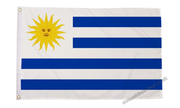 Uruguay 5ft x 3ft Flag - CLEARANCE